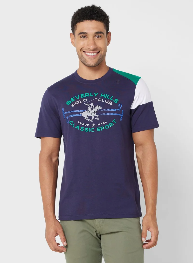 Graphic Crew Neck T-Shirt