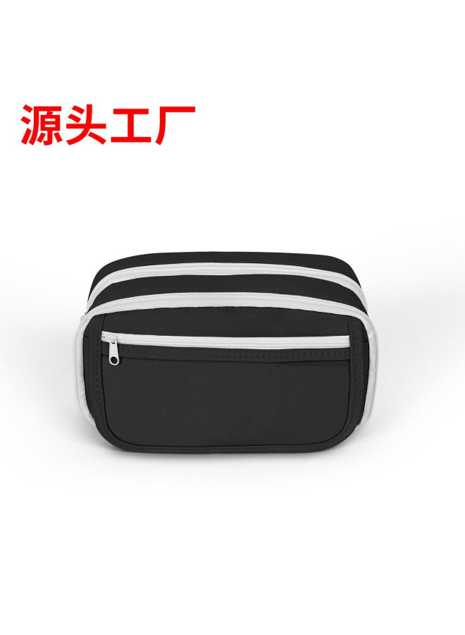 Custom Pencil Case Source Nine-layer Flip Pencil Case, Simple Large-capacity Stationery Box, High-aesthetic Student Pencil Bag