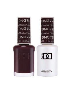 DAISY DND DND Gel Polish Set, Brown Collection, UV/LED Gel Polish and Air Dry Nail Lacquer, Matching Chip-Free Polish Duo, 751 Cherry Mocha, 0.5 Fl Oz  - Image 1