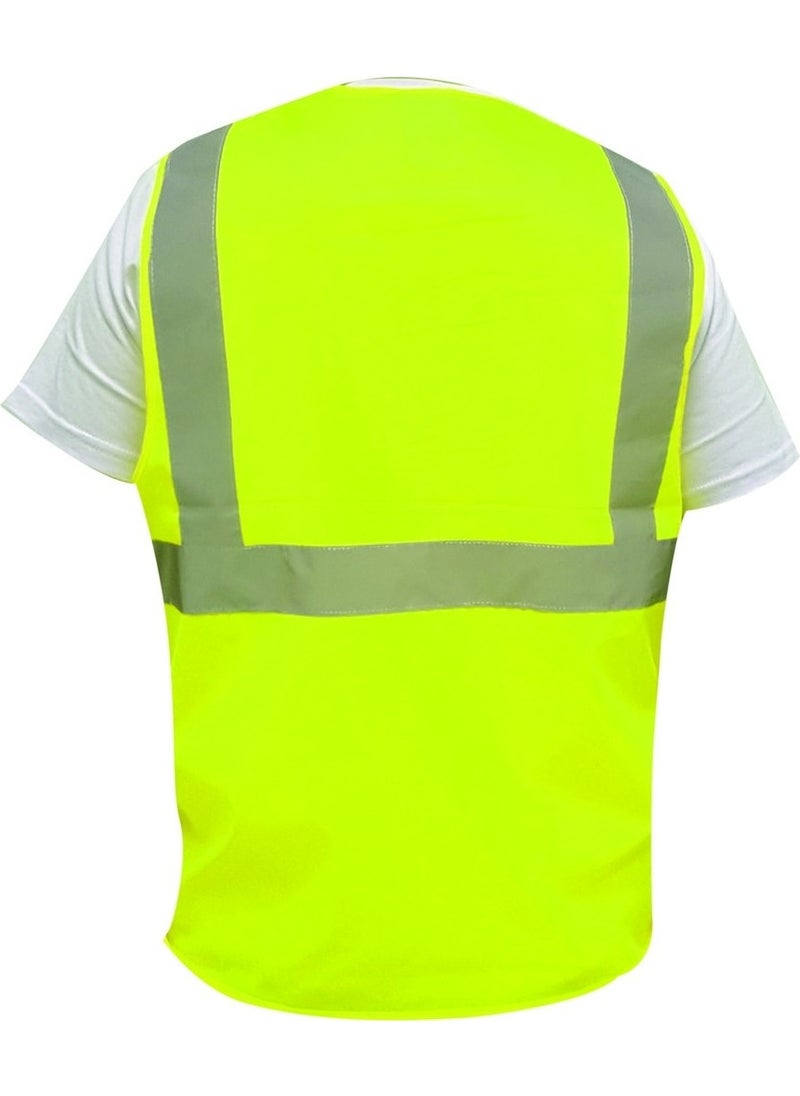 Butik Ssm Business Reflective Engineer Warning Vest Yellow  - Image 2