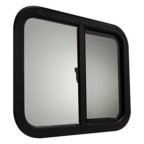RecPro RV Window | 24"W x 20"H | Teardrop Style | Horizontal Sliding | RV Window Replacement | Made in USA - Image 1