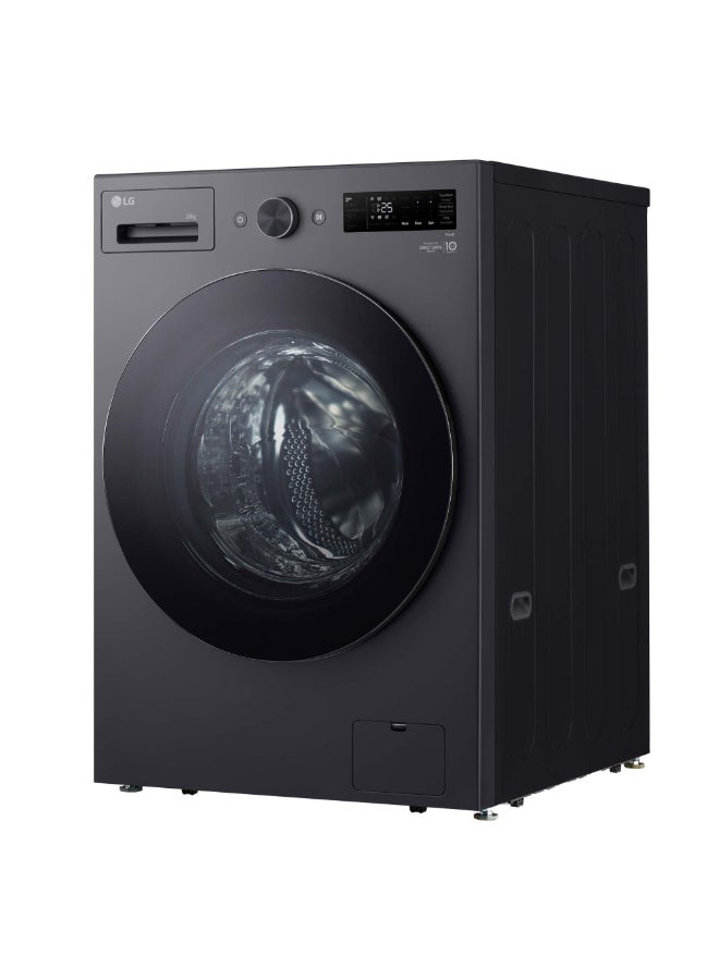 LG Front Load Washing Machine 20kg, 6 Motion DD, AI DD, Steam, Essense Graphite WFN2010BST Essense Graphite - Image 2