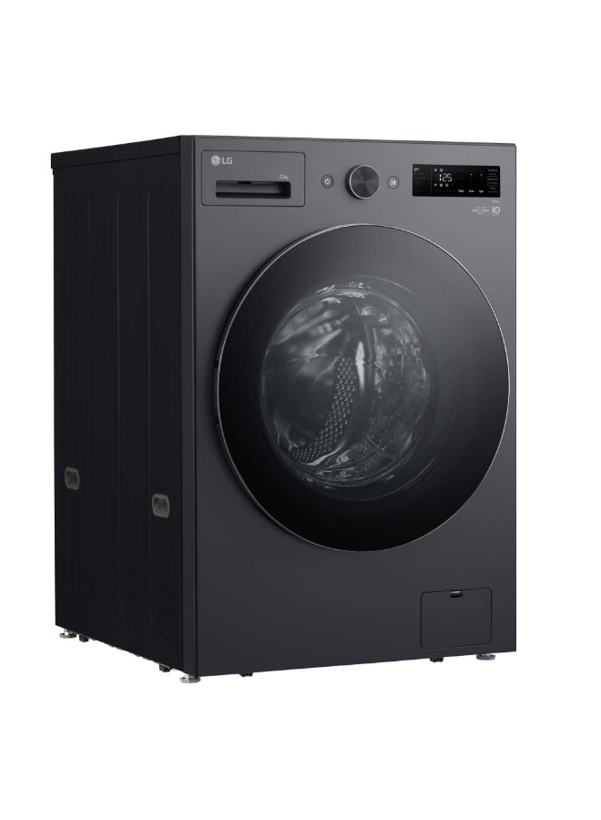 LG Front Load Washing Machine 20kg, 6 Motion DD, AI DD, Steam, Essense Graphite WFN2010BST Essense Graphite - Image 4