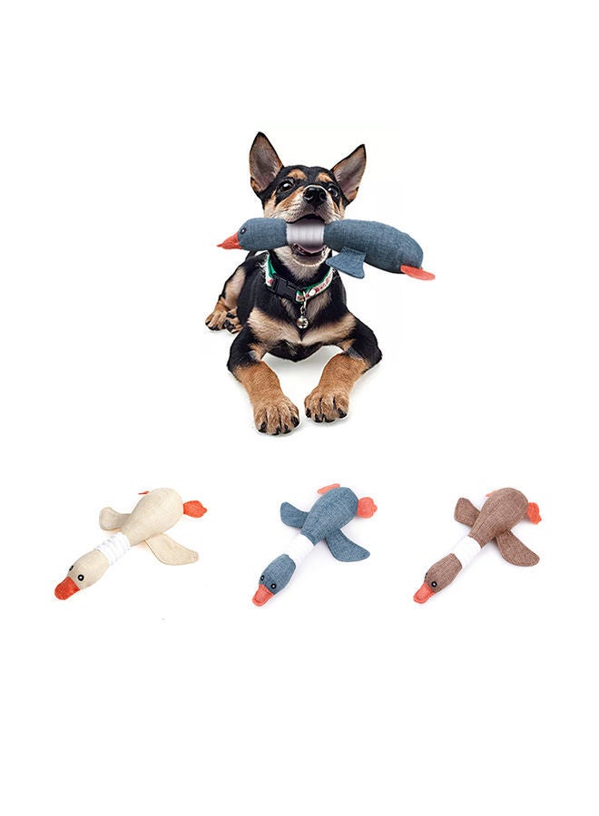 NIBEMINENT Squeaky Dog Chew Toy Dark Blue 32 x 5 23cm - Image 3