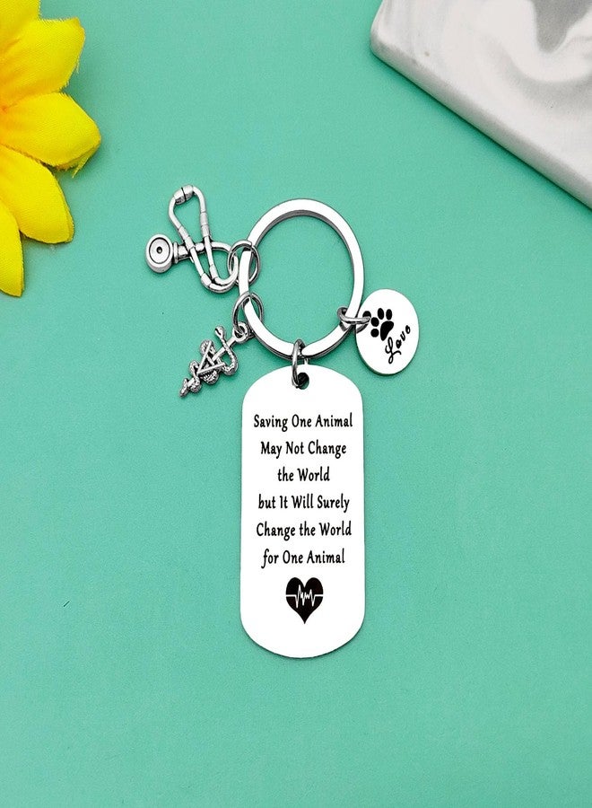 Baipilu 12PCS Vet Tech Appreciation Keychain Veterinary Technician Thank You Gift Appreciation Gifts for Veterinary Tech Nurse Assistant Coworker Animal Rescue Vet Student Friends Graduation Birthday Gift - Image 4