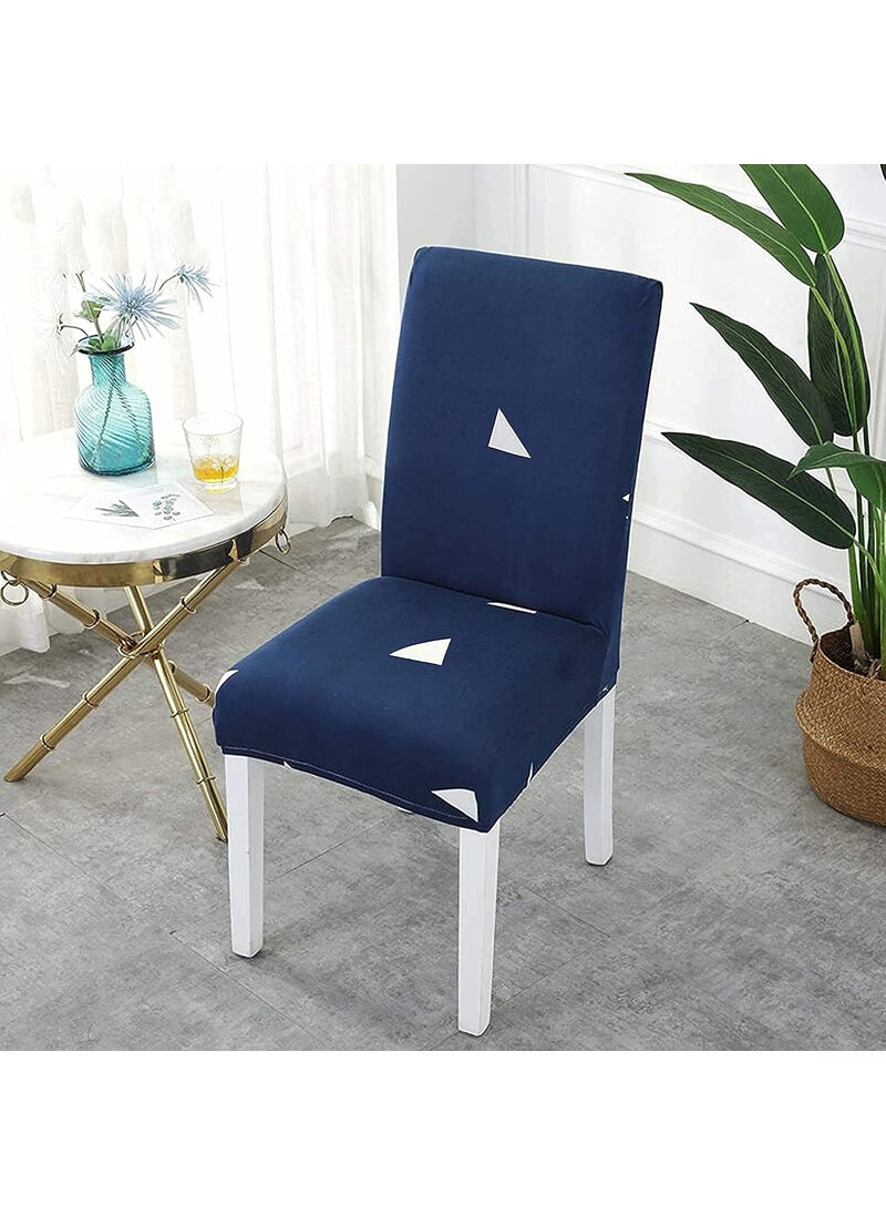 Cloud Search Cloud Search Dining Chair Cover Dining Chair Covers Set of 4 Easy Chair Cloth Elastic and Washable Dining Table Chair Cover Seater Waterproof Elastic Chair Covers for Home Party Wedding  - Image 4