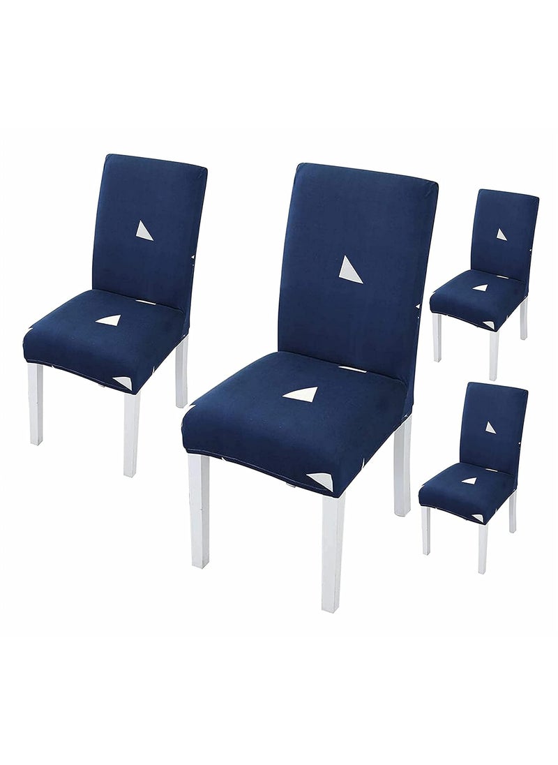 Cloud Search Cloud Search Dining Chair Cover Dining Chair Covers Set of 4 Easy Chair Cloth Elastic and Washable Dining Table Chair Cover Seater Waterproof Elastic Chair Covers for Home Party Wedding  - Image 3