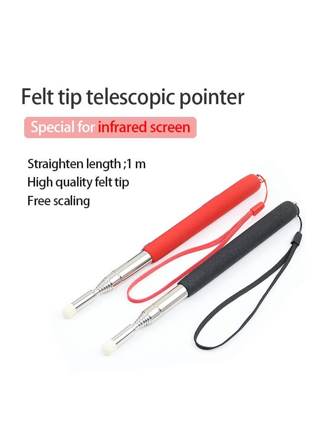 Generic 2 Pack Telescopic Teacher Pointer Stick with Hand Lanyard, Retractable Pointer Stick Teacher Pointer Stick, Whiteboard Pointer Extendable Stick for Classroom Office  - Image 2