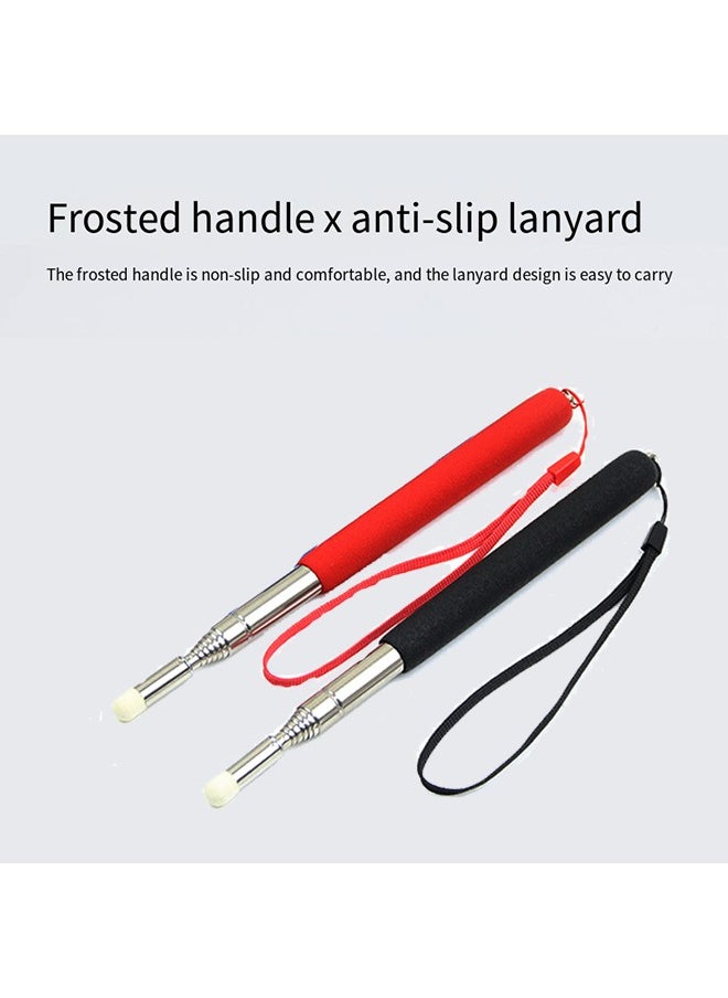 Generic 2 Pack Telescopic Teacher Pointer Stick with Hand Lanyard, Retractable Pointer Stick Teacher Pointer Stick, Whiteboard Pointer Extendable Stick for Classroom Office  - Image 4