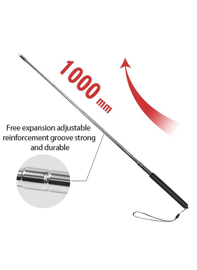 Generic 2 Pack Telescopic Teacher Pointer Stick with Hand Lanyard, Retractable Pointer Stick Teacher Pointer Stick, Whiteboard Pointer Extendable Stick for Classroom Office  - Image 5