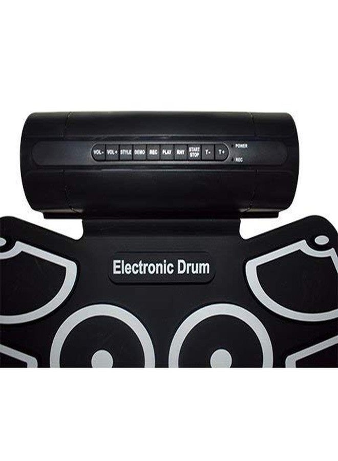 فيكريدا طبلة فيكريدا الإلكترونية القابلة للطي ذات 9 وسادات مع مكبر صوت مدمج ودواستين للقدم وعصا طبل. - Image 3