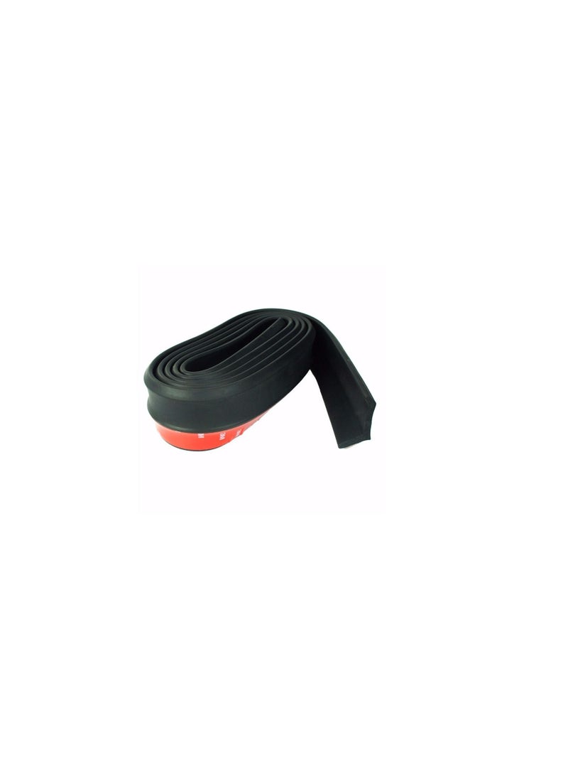 Samurai SAMURAI UNIVERSAL RUBBER FRONT SPOILER MATT BLACK-DYT 7168BK  - Image 3