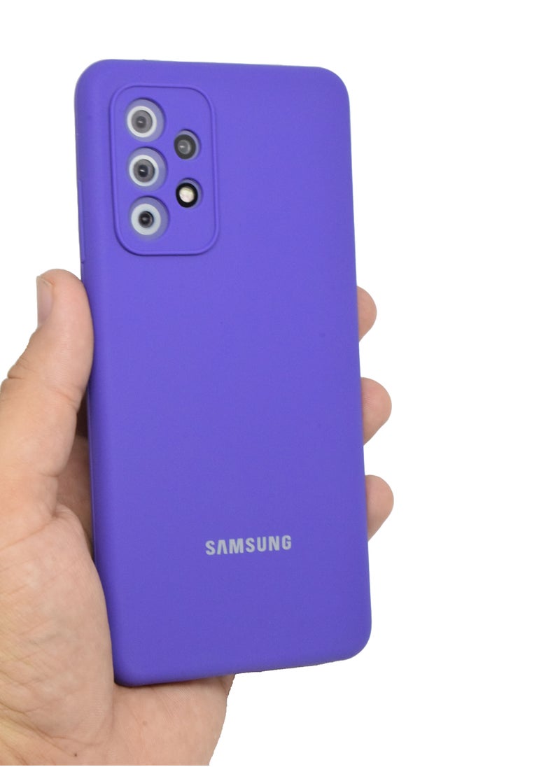 Galaxy - Silicone Protective Cover for Samsung Galaxy A52 Slim Stylish Case with Inside Microfiber Lining - Image 1