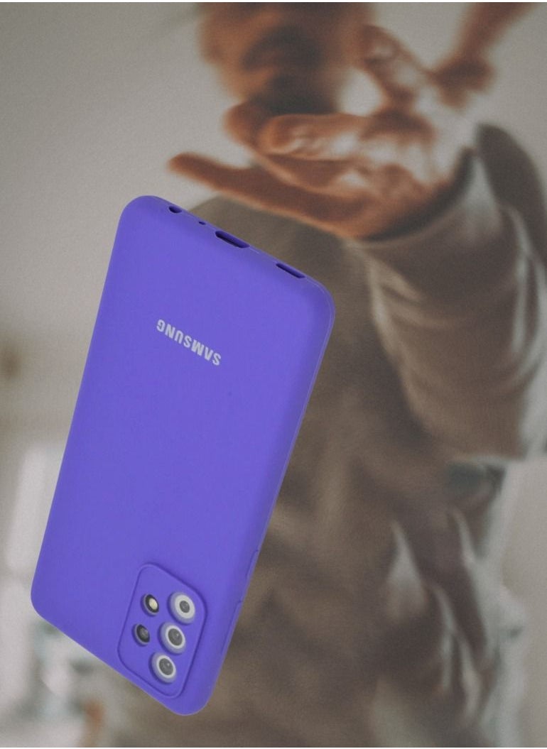 Galaxy - Silicone Protective Cover for Samsung Galaxy A52 Slim Stylish Case with Inside Microfiber Lining - Image 1