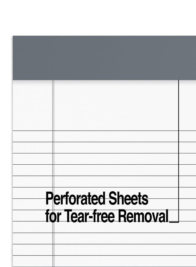 TRU RED Notepads, 5” x 8”, Narrow Ruled, White, 50 Sheets/Pad, 6‑Pack - Image 5