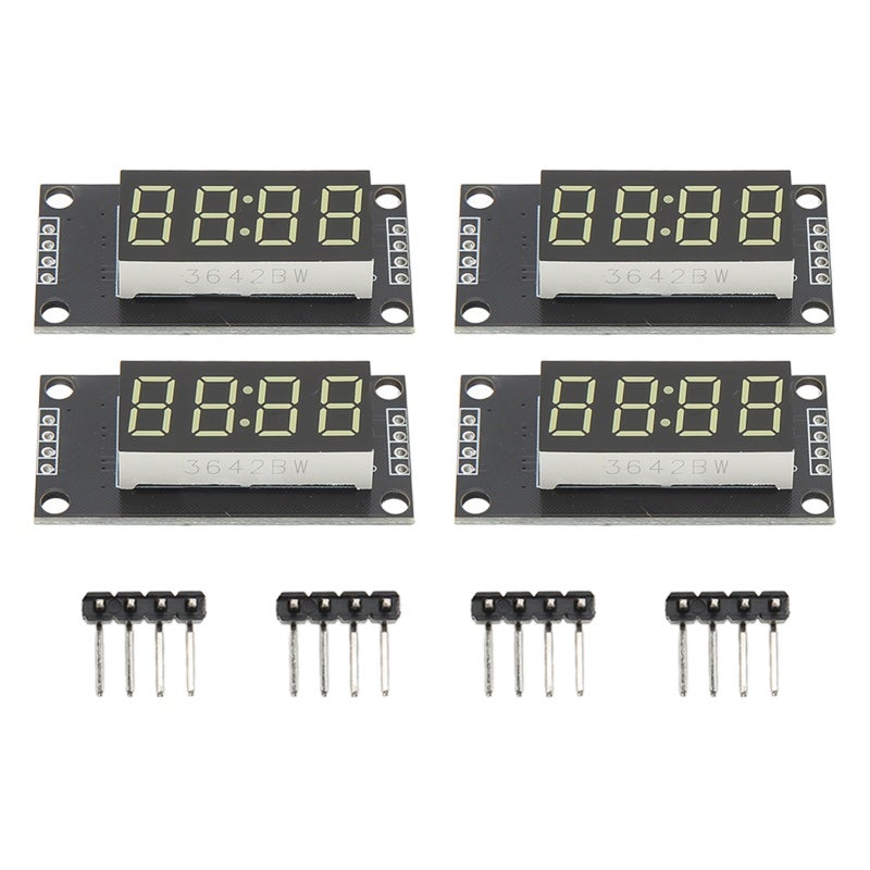 4 Digit 7 Segment LED Display Module - 0.36in Clear Viewing Premium PCB TM1637 Drive Chip for Smart Control Machine Equipment - Image 3