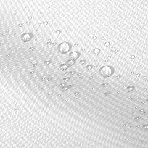 ALYVIA SPRING Stall Fabric Shower Curtain Liner Waterproof - 48" x 72", Soft & Lightweight Stall Size Shower Curtain with Magnets, Machine Washable - 48x72, White - Image 5