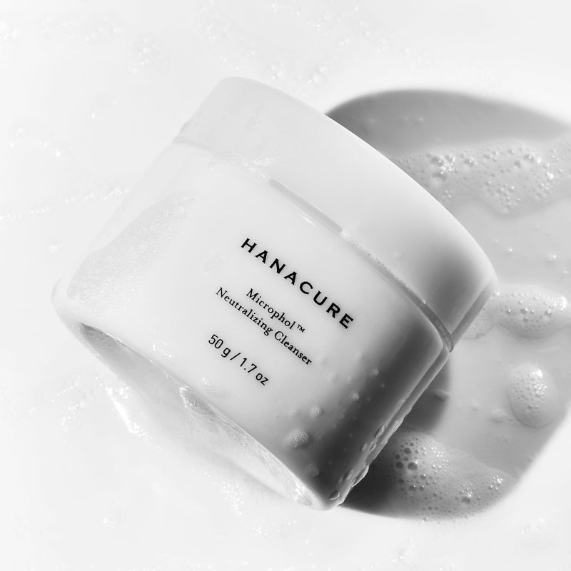 HanacureÂ® Microphol Neutralizing Cleanser - pH Balanced Face Wash for Sensitive Skin, Exfoliating Face Wash - Image 4