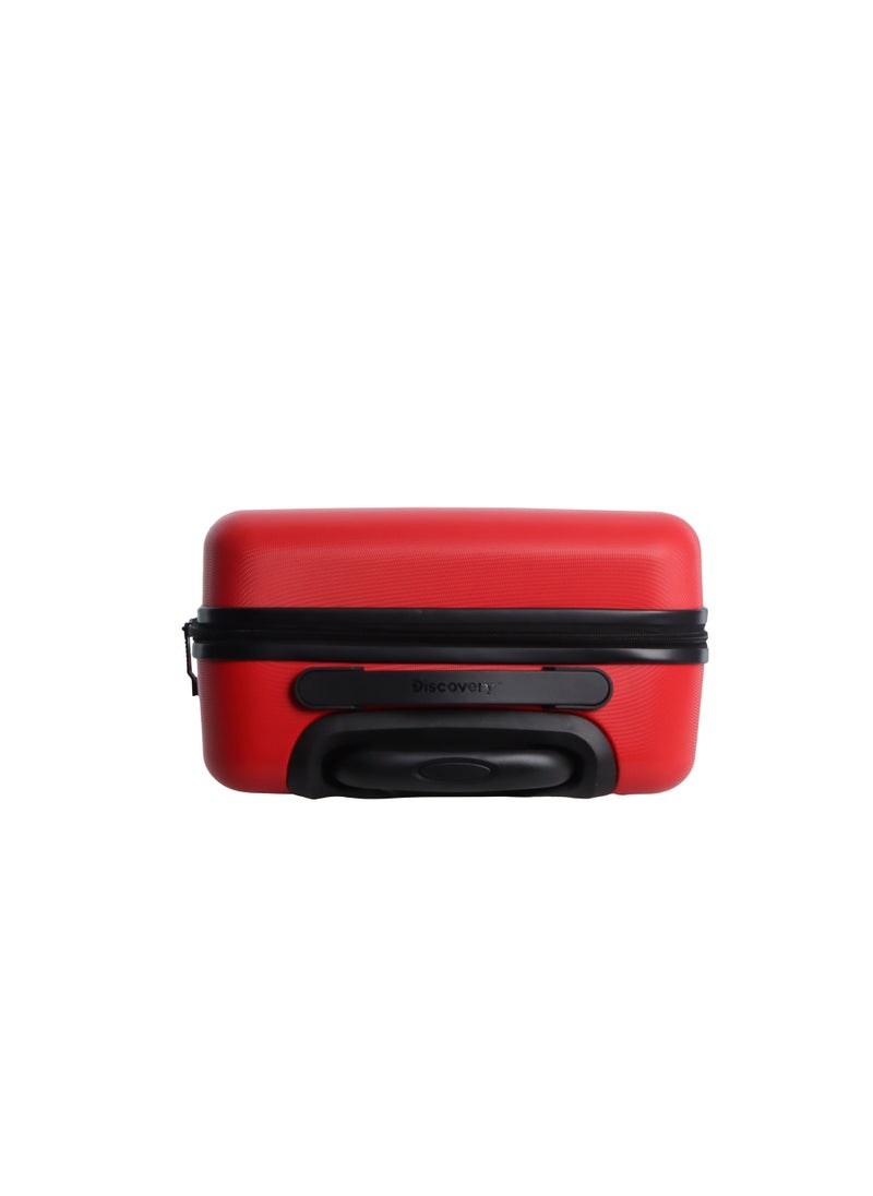 Discovery Reptile ABS Hardshell Small Cabin Carry-On Luggage Red, Durable Lightweight Suitcase, 4 Double Wheel With TSA Lock Trolley Bag (20 Inch). - pzsku/Z8F6A164B3E99F8EBFD31Z/45/_/1720610162/9bec5736-f418-4d3d-b64b-419529a46950
