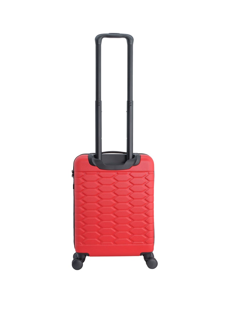 Discovery Reptile ABS Hardshell Small Cabin Carry-On Luggage Red, Durable Lightweight Suitcase, 4 Double Wheel With TSA Lock Trolley Bag (20 Inch). - pzsku/Z8F6A164B3E99F8EBFD31Z/45/_/1720610187/f0f14a2c-1cbc-4385-80ca-9b6f2527599e