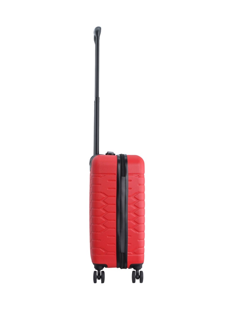 Discovery Reptile ABS Hardshell Small Cabin Carry-On Luggage Red, Durable Lightweight Suitcase, 4 Double Wheel With TSA Lock Trolley Bag (20 Inch). - pzsku/Z8F6A164B3E99F8EBFD31Z/45/_/1720610190/a180cd9b-c5ea-4955-a244-2639743aa67e