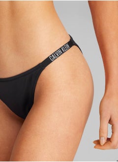 CALVIN KLEIN Women's Bikini Bottoms - Intense Power - Nylon, Black  - Image 4