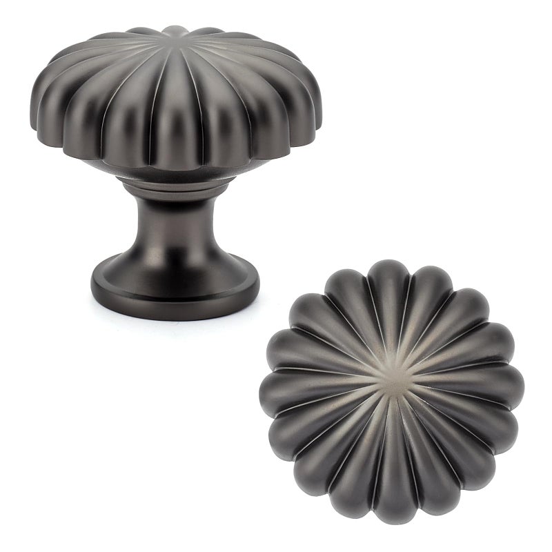 Ravinte Decor 10 Pack Cabinet Knobs Zinc Alloy Drawer Knobs Hardware for Kitchen Cabinets Dresser and Wardrobe Doors Vintage Dresser Drawer Pulls Pearl Grey - Image 2