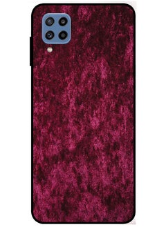 Protective Case Cover For Samsung Galaxy M32 4G Smart Series Printed Protective Case Cover for Samsung Galaxy M32 4G Maroon Texture