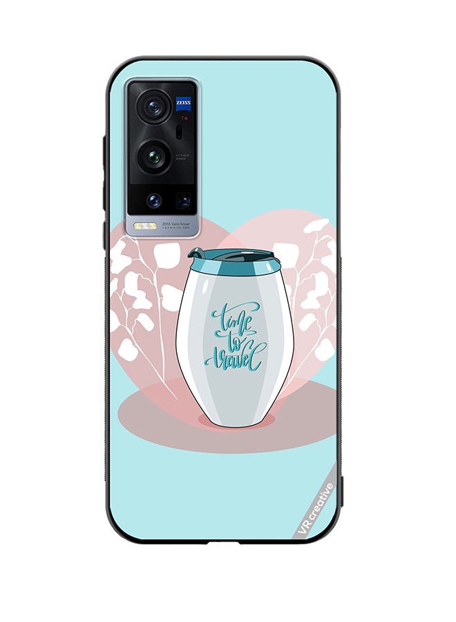 VR CREATIVE Protective Case Cover For Vivo X60 Pro Plus Travel Mug Design Multicolour - Image 1