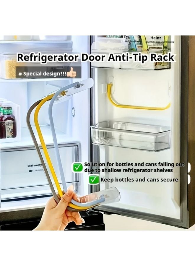 Blue RV Refrigerator Door Stabilizer Bar Anti Swing Anti Fall Top Opening - Image 1