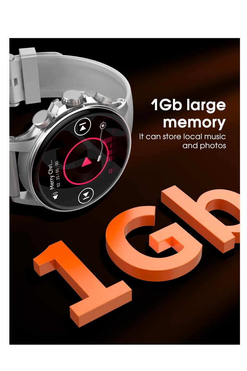 LDNIO SW01 Smart Watch (2025 Model) – 1.58″ AMOLED HD Touchscreen (480×480), 1 GB Memory, 360 mAh (7–10 Day Battery), IP68 Waterproof, 100+ Sport Modes, Sleep & Heart-Rate Monitor, Magnetic Charging, Bluetooth 5.2 & Calling - Image 3