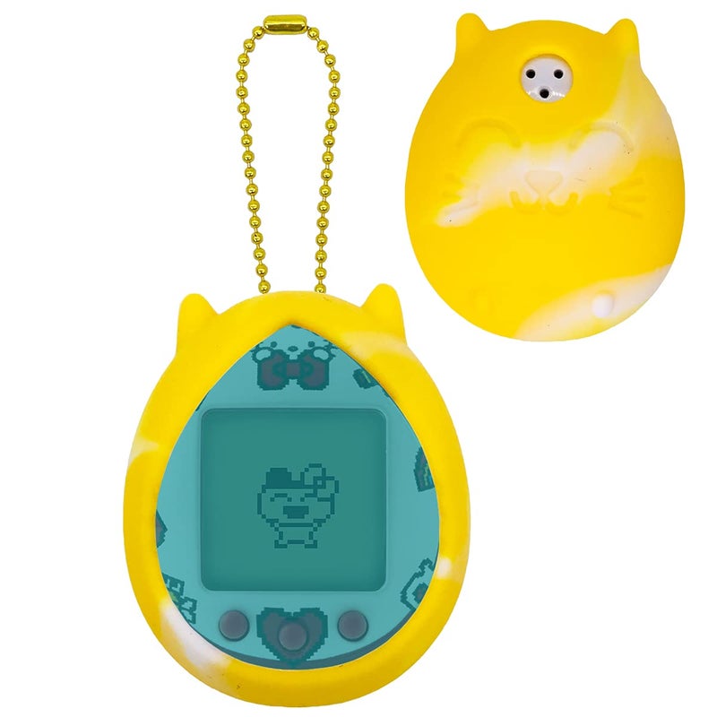 JCHPINE Silicone Cover Case for Jujutsu Kaisen Tamagotchi Nano Protective Sleeve Skin for Hello Kitty and for PACMan Device Interactive Game MachineOnly Cover Yellow - Image 2