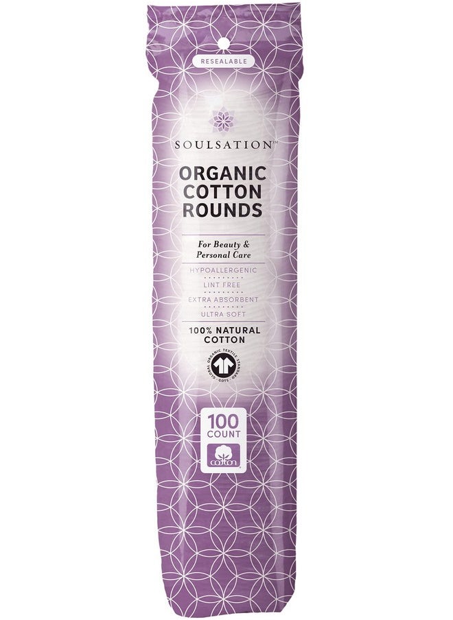SOULSATION SoulSation Organic Cotton Rounds, 400 Count - Makeup Remover Pads for Face, Lint-Free  - Image 4