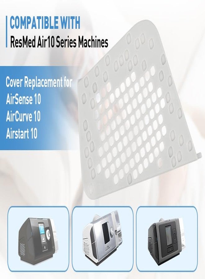 XwaYexa 19729 Filter Side Cover for Resmed AirSense 10/AirStart 10/AirCurve 10, Filter Door for CPAP/Autoset/VPAP Machines Replacement, White - Image 3