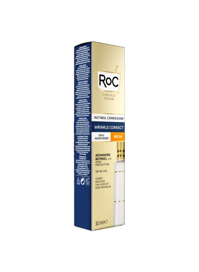 RETINOL CORREXION WRINKLE CORRECT DAILY MOISTURISER SPF30 30ML