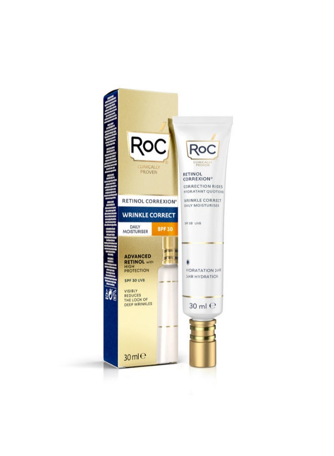 RETINOL CORREXION WRINKLE CORRECT DAILY MOISTURISER SPF30 30ML