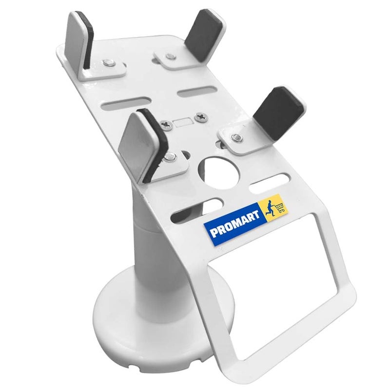 Pro-mart EDC | POS Machine Universal Rotatable and Adjustable Display Holder Cashier Counter Credit Card Machine Mount (White) - Image 1