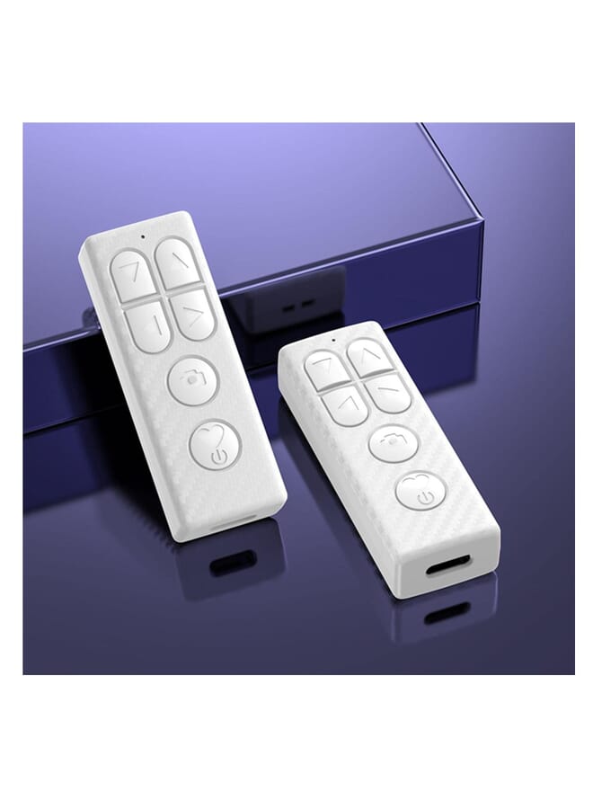 Excefore Blue Tooth Remote For Phone Remote Control For Volume Control Give A Like Control Short Video Play Control Page Turner For Mobile Phone Phone Camera Media Playback Control Generic  - Image 2