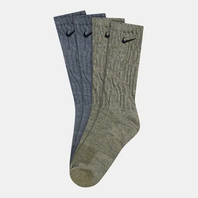Nike Men's Everyday Plus Cushioned Crew Socks (2 Pack)