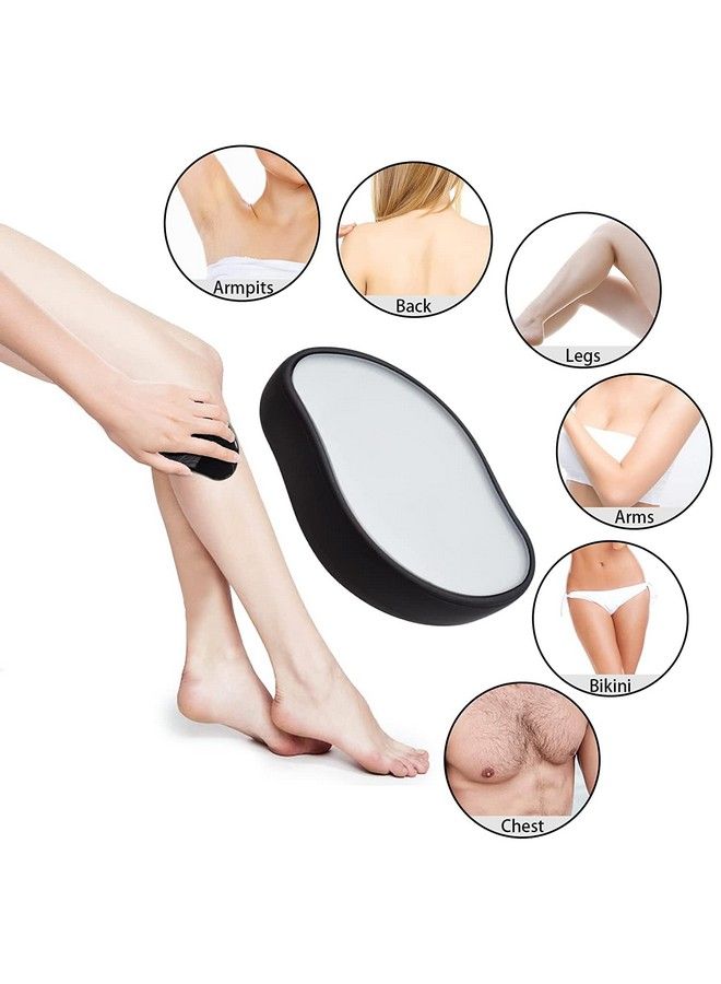 NATURE NATION Crystal Hair Eraser For Women And Men Magic Hair Eraser Crystal Hair Remover Painless Exfoliation Hair Removal Tool For Arms Legs Back - Image 3