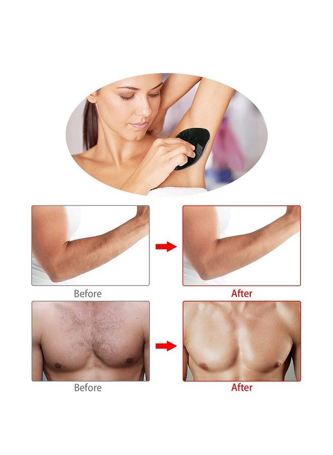 NATURE NATION Crystal Hair Eraser For Women And Men Magic Hair Eraser Crystal Hair Remover Painless Exfoliation Hair Removal Tool For Arms Legs Back - Image 4