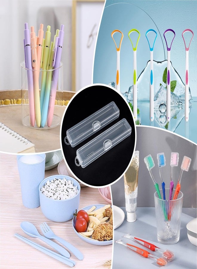 Wiojtry Tongue Scraper Case, Tongue Scraper Case Only, Tongue Scraper Travel Case, Tongue Cleaner Case, Case for Tongue Scraper, Tongue Scraper Holder, Transparent Tongue Cleaner Case - Image 4