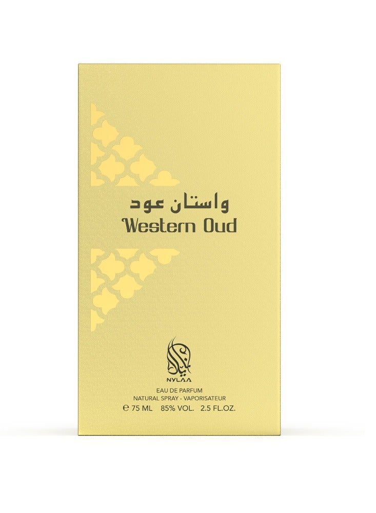 NYLAA Western Oud Eau De Parfum For Unisex - 75 ML - Image 2