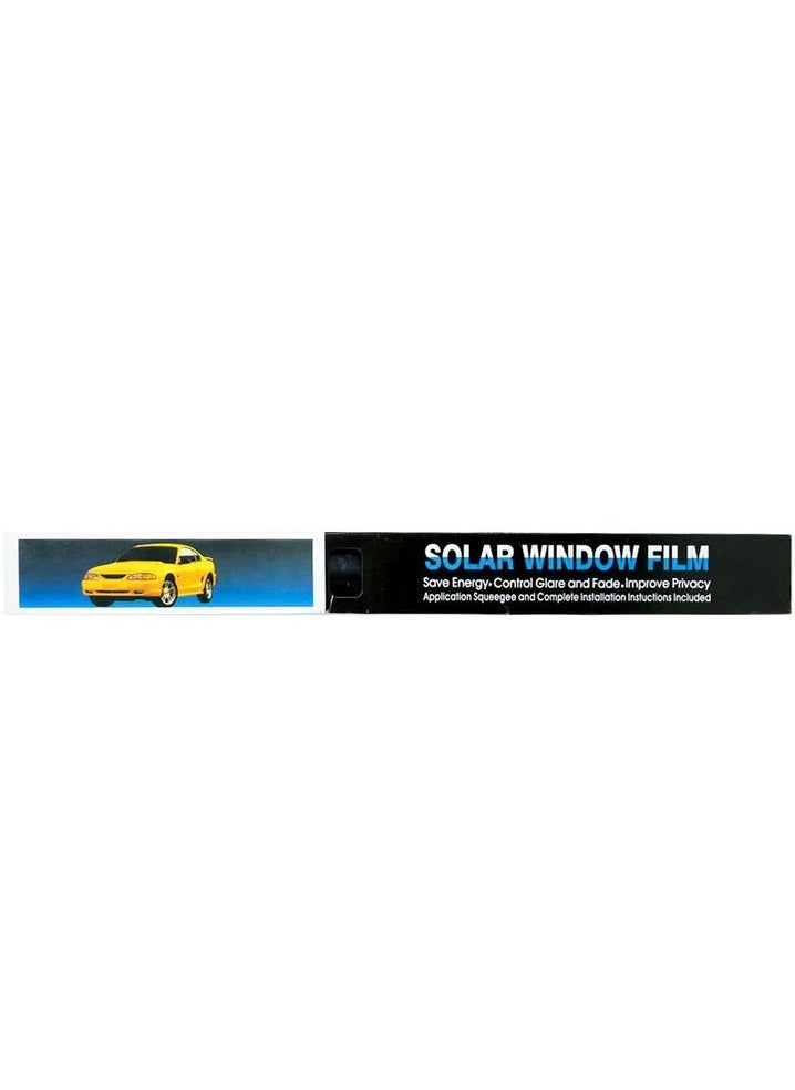 Generic - Window Glass Summer Solar UV Protector Sticker Films - 300cmx50cm - Dark Black Car Window Foil Tint Tinting Film Roll Car Window Foil Tint Tinting Film Roll Car - Image 1