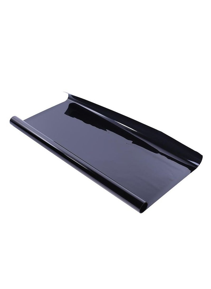 Generic - Window Glass Summer Solar UV Protector Sticker Films - 300cmx50cm - Dark Black Car Window Foil Tint Tinting Film Roll Car Window Foil Tint Tinting Film Roll Car - Image 1
