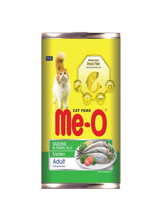 Me-O Sardine, Cat Food 400 Gm (Pack of 4), All Life Stages, Semi-Solid