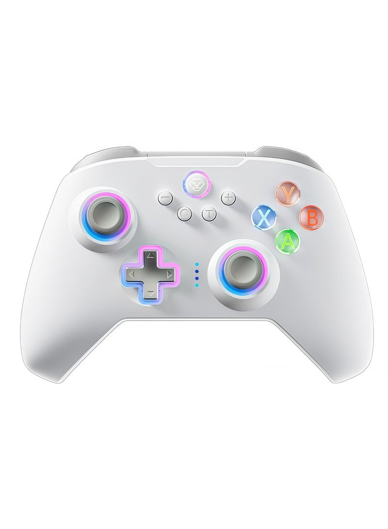 AOLION N10 Wireless Controller, Compatible with Switch2/PC/Android/Steam Deck – Bluetooth Controller, Gaming Controller, Equipped with Hall Effect Joystick and Triggers, Turbo, Vibration, and RGB Lighting Effects - Image 1