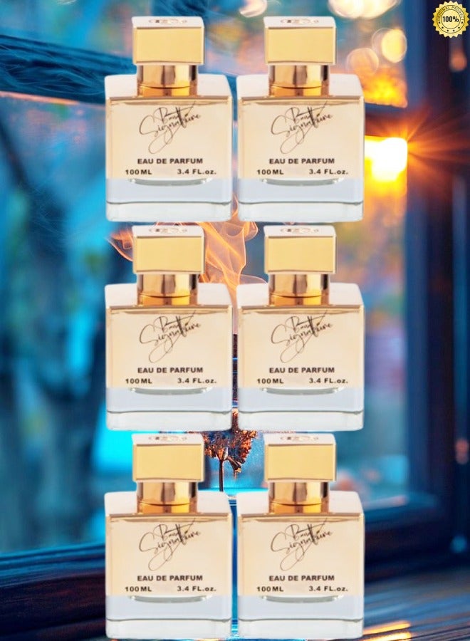 Banafa 6 Pieces Signature Perfume 100ml EDP - Image 1