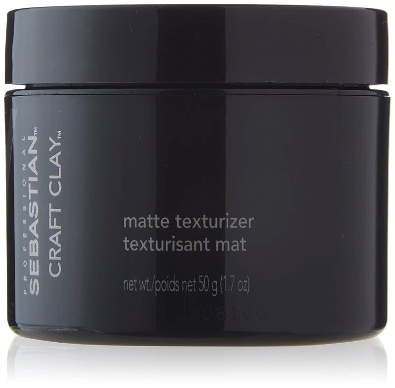 Sebastian Professional Craft Clay with Matte Finish | Remoldable Texturizing Hair Styling Clay for Natural Hold | 1.7 oz - Image 1