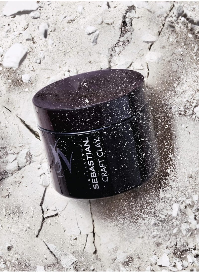 Sebastian - Sebastian Craft Clay, Remoldable Texturizing Hair Clay, 1.7 oz - Image 1
